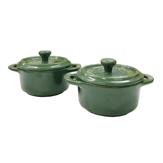 STAUB  2 Mini Cocotte 小陶瓷煲 (此產品為換購贈品,不可單獨銷售)  數量有限，換完即止。