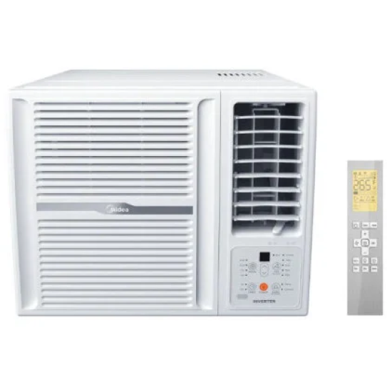 MIDEA 美的 MW-07HRF8F 3/4匹 變頻冷暖型窗口式冷氣機 (附遙控)